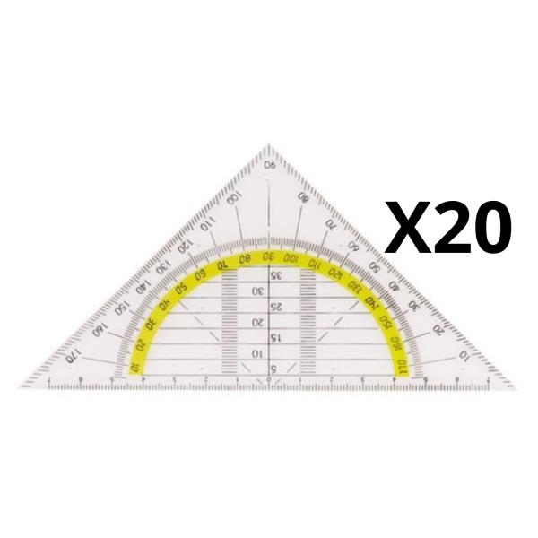 Image sur Équerre géométrique 16 cm, les 20